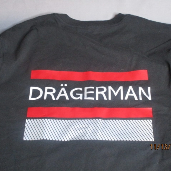 Carhartt Drägermann Mine Rescue Shirt Adult Small Black Red Pocket South Dakota - Picture 2 of 11